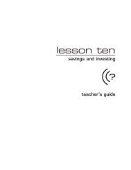 lesson ten - Practical Money Skills