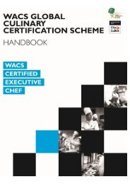 WACS Certified Executive Chef