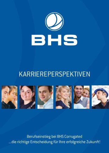 Flyer: Karriereperspektiven - Bhs-world.com