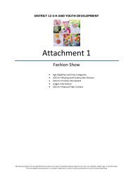Attachment 1 â 4-H Fashion Show - Texas A&M AgriLife - Texas ...