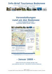 Info-Brief Tourismus Bodensee - IDC Information Download Center ...