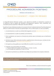 guide candidat cned.indd - Espace Inscrit