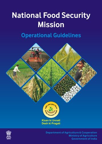 Operational Guidelines cover - NFSM, Bihar