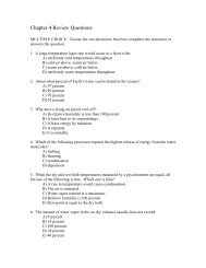 Chapter 4 Review Questions - UNL | Earth and Atmospheric Sciences