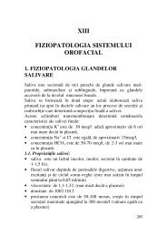 xiii fiziopatologia sistemului orofacial 1 ... - Fiziopatologie