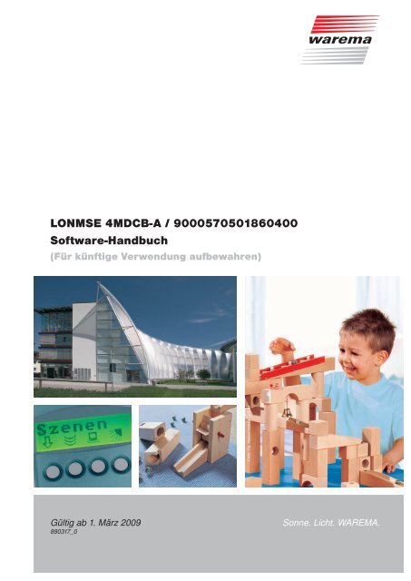 LONMSE 4MDCB-A / 9000570501860400 Software ... - Warema