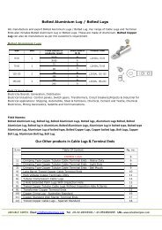 Bolted Aluminium Lug - Amiable Impex