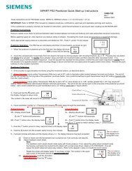 SIPART PS2 Positioner Quick Start-up Instructions - Siemens