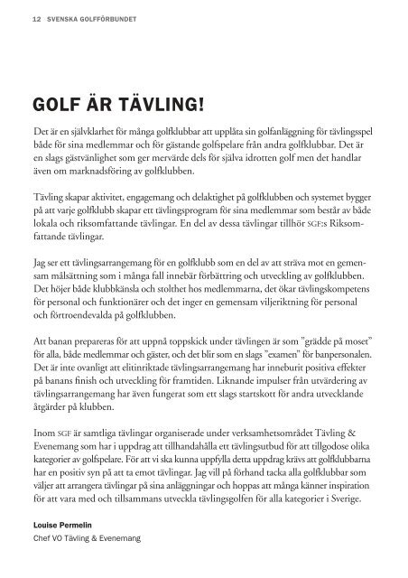 SPEL- OCH TÃVLINGSHANDBOK MED ... - Golf.se