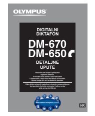 DETALJNE UPUTE DIGITALNI DIKTAFON - Olympus