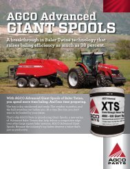 AGCO Advanced GIANT Spools - AGCO Parts