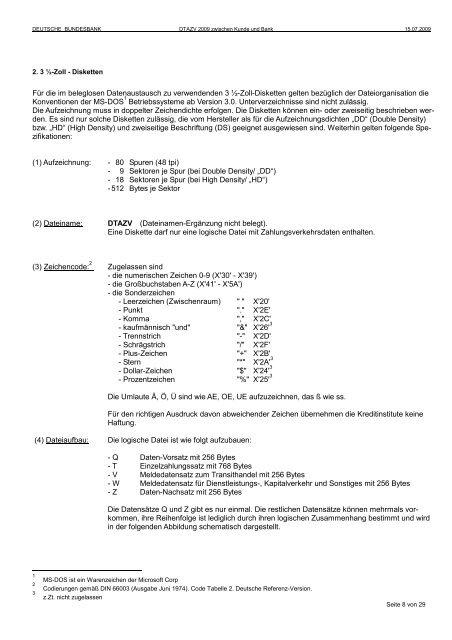 Auslandszahlungsverkehr im Datenaustausch zwischen ... - DKB