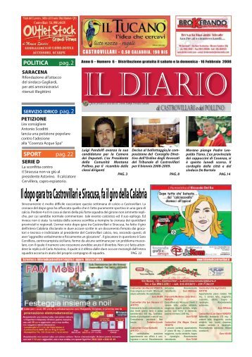 IL DIARIO DI CASTROVILLARI E DEL POLLINO ANNO VIÂ° NÂ° 6