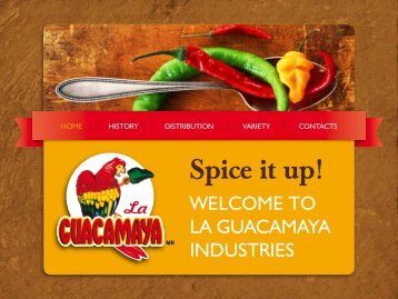 WelCOme TO lA GUACAmAYA INDUSTRIeS - Hecho en Mexico B2B