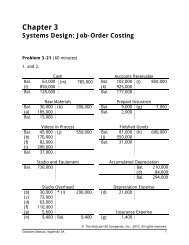 Chapter 3 Systems Design: Job-Order Costing - Fgamedia.org