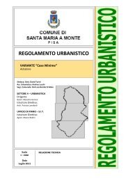 REGOLAMENTO URBANISTICO VARIANTE “Case Minime”