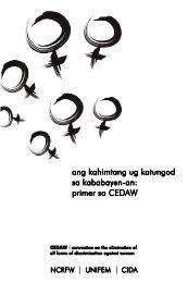 ang kahimtang ug katungod sa kababayen-an: primer sa CEDAW