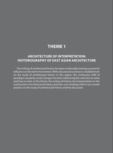 CONVERGENCE in DIVERGENCE - School of Architecture - The ...