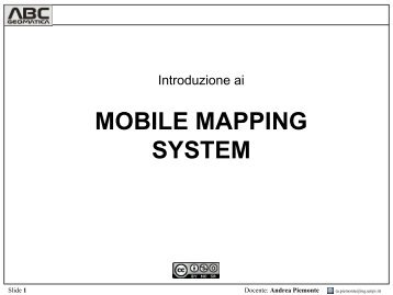 ABC Geomatica - Mobile Mapping System