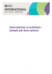ternational Coordinator Example - British Council Schools Online