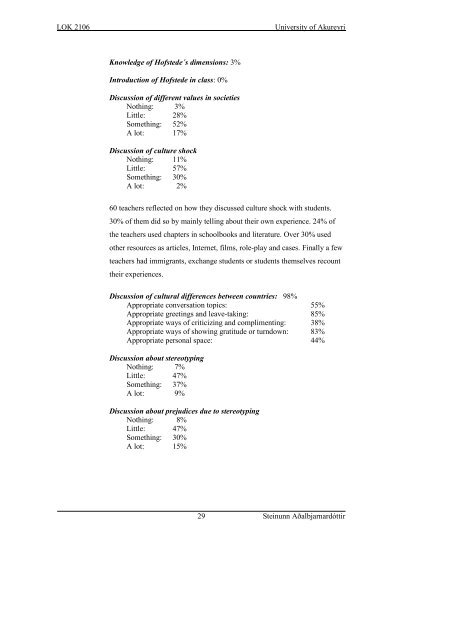 Cross-Cultural Communication Do Icelanders have the ... - Skemman