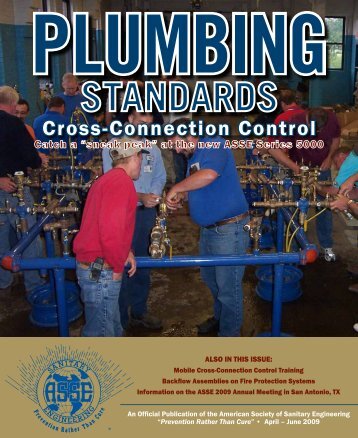 Cross-Connection Control - American Society of Sanitary Engineering