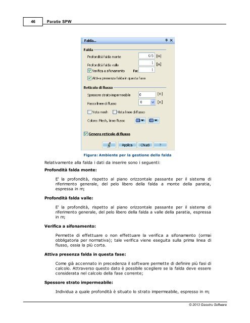 Manuale utente SPW - GeoStru Software