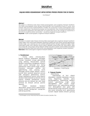 kajian hidro-oseanografi untuk deteksi proses ... - jurnalsmartek