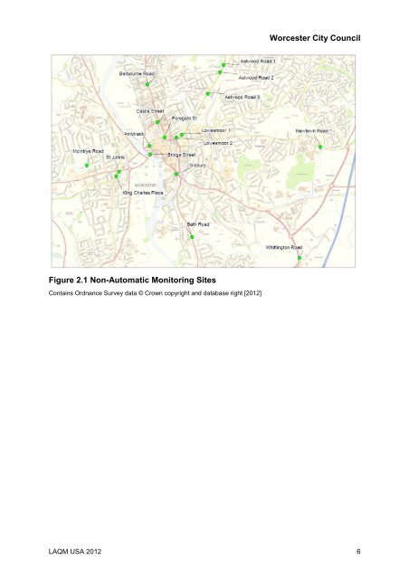 Worcester City - Worcestershire Regulatory Services