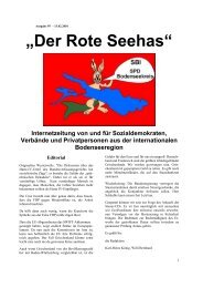 âDer Rote Seehasâ Internetzeitung von und fÃ¼r Sozialdemokraten ...