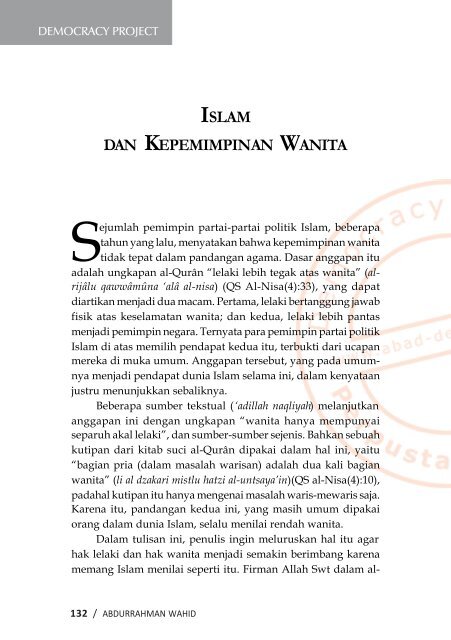 islam - Democracy Project