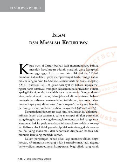 islam - Democracy Project