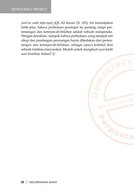 islam - Democracy Project