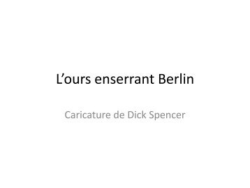 L'ours enserrant Berlin