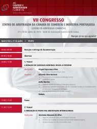 VII Congresso de Arbitragem Comercial