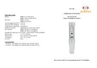 EC meter TE51 & TE52 TEC-HU handleiding - Headshop