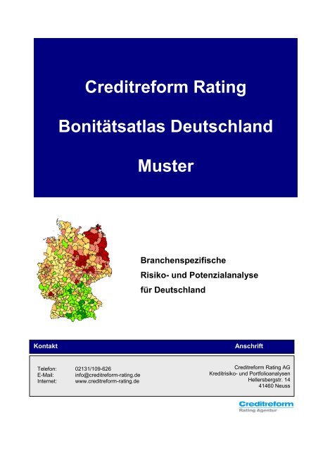 Bonitätsatlas - Creditreform Rating AG