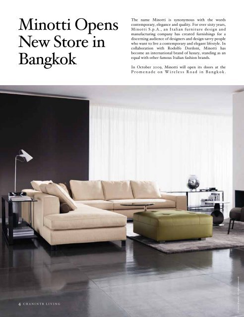 Minotti - Chanintr Living