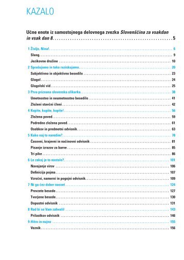 SlovenÅ¡Äina za vsakdan in vsak dan 8 - Praktik