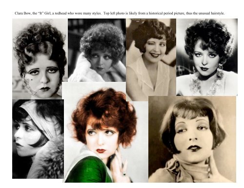 Longer hairstyles from the early 1920s