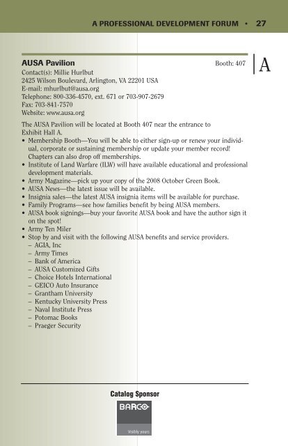 2008 EXHIBITOR CATALOG - Annual Meeting Exhibitor Catalog Entry