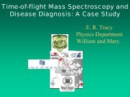 Time-of-flight Mass Spectroscopy and Disease Diagnosis: A Case ...
