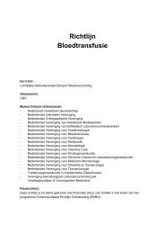 Richtlijn Bloedtransfusie - NVIC