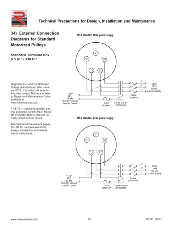 Electrical Connection Diagrams - 138E - 1000HD