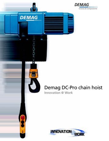 Demag DC-Pro chain hoist - Demag Cranes & Components