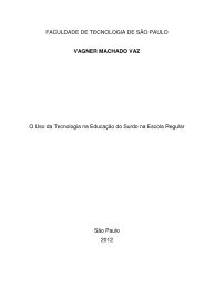 O Uso da Tecnologia na EducaÃ§Ã£o do Surdo na Escola ... - Fatec