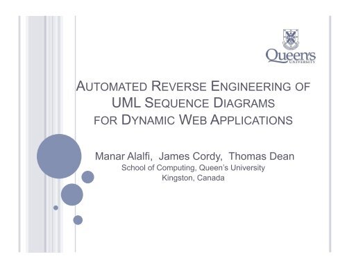 automated reverse engineering of uml sequence ... - FBK | SE