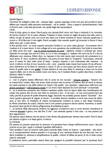 Gentili Signori, Convinto da colleghi e dato che - tempus fugit ...