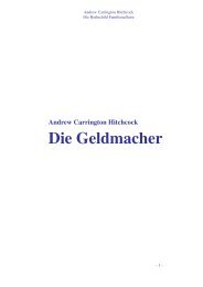 Andrew Carrington Hitchcock - Die Geldmacher - Die Rothschild Familienaffaire