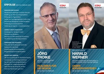 Harald werner jÃ¶rg troike - CDU OV Stockelsdorf
